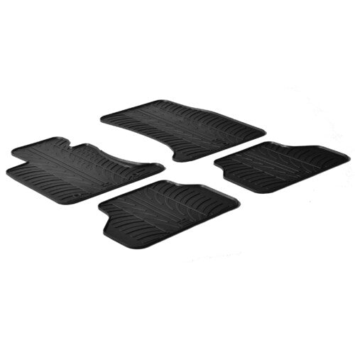LAMPA - SET TAPPETINI IN GOMMA SU MISURA BMW SERIE 5 E60 E61 CON GANCI