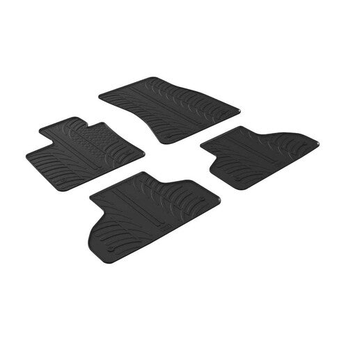 LAMPA - SET TAPPETINI IN GOMMA SU MISURA BMW X5 F15 CON GANCI