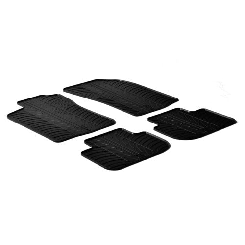 LAMPA - SET TAPPETINI IN GOMMA SU MISURA ALFA ROMEO 147 / ALFA GT CON GANCI