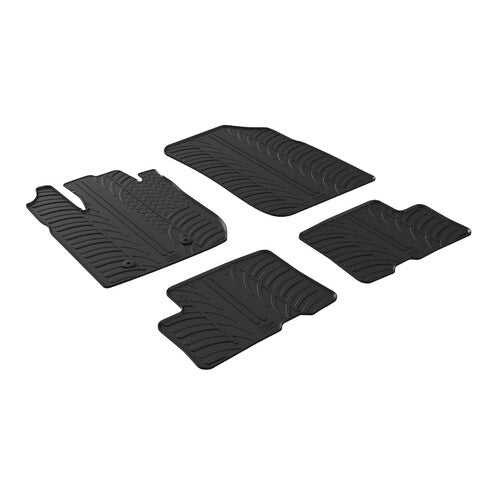 LAMPA - SET TAPPETINI IN GOMMA SU MISURA DACIA DUSTER II CON GANCI 2018-2024