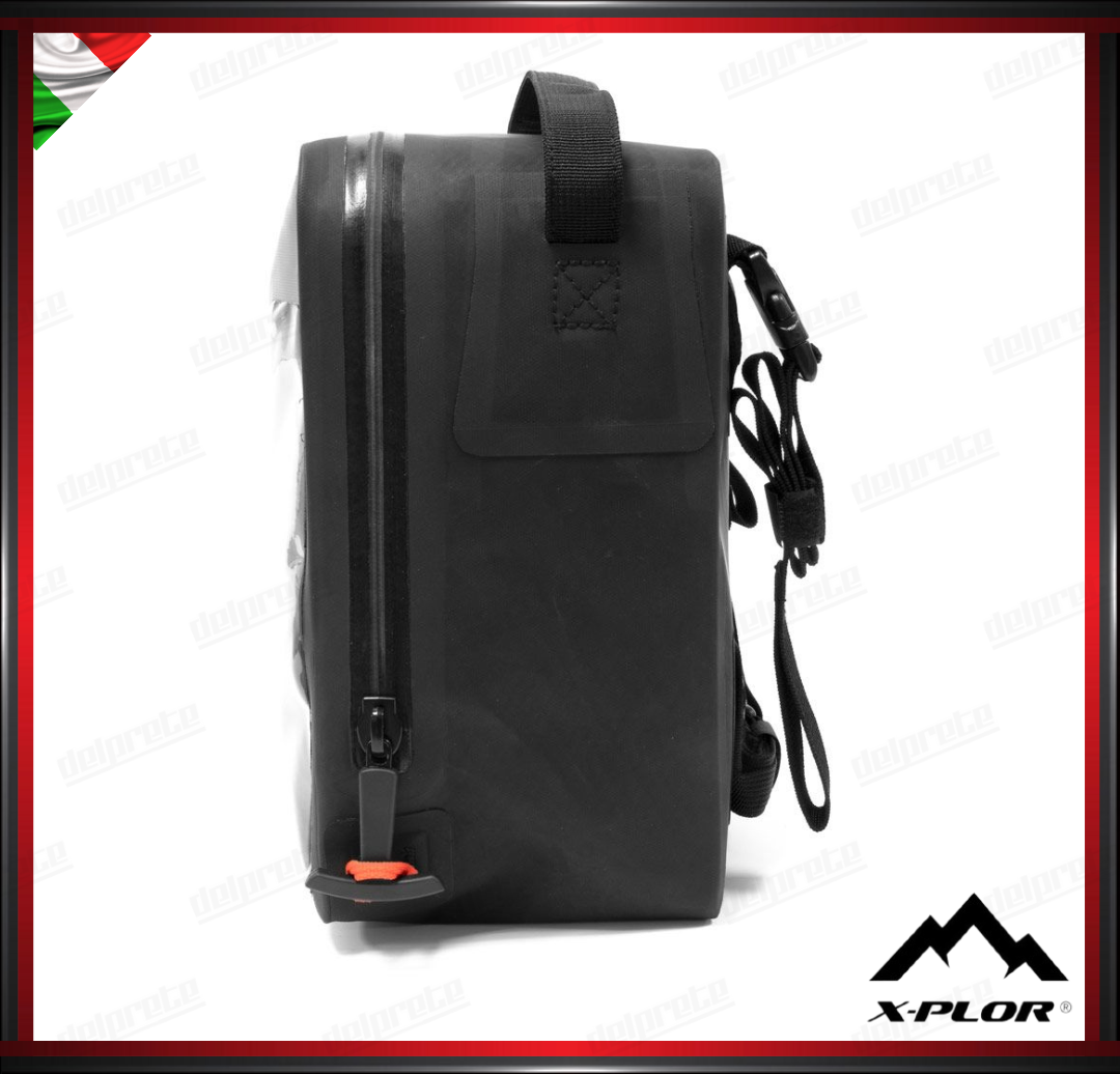 X-PLOR - BORSA SERBATOIO MAGNETICA 10 LITRI 100% IMPERMEABILE VALVOLE "EASY EXTRACT"