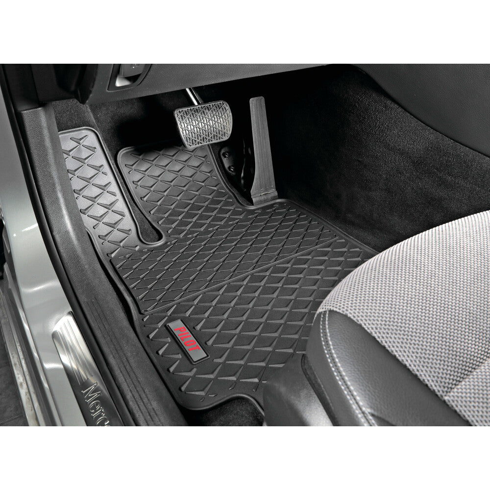 LAMPA - SET TAPPETINI IN ECO GOMMA SU MISURA FIAT 500L (09/12>05/17) CON GANCI