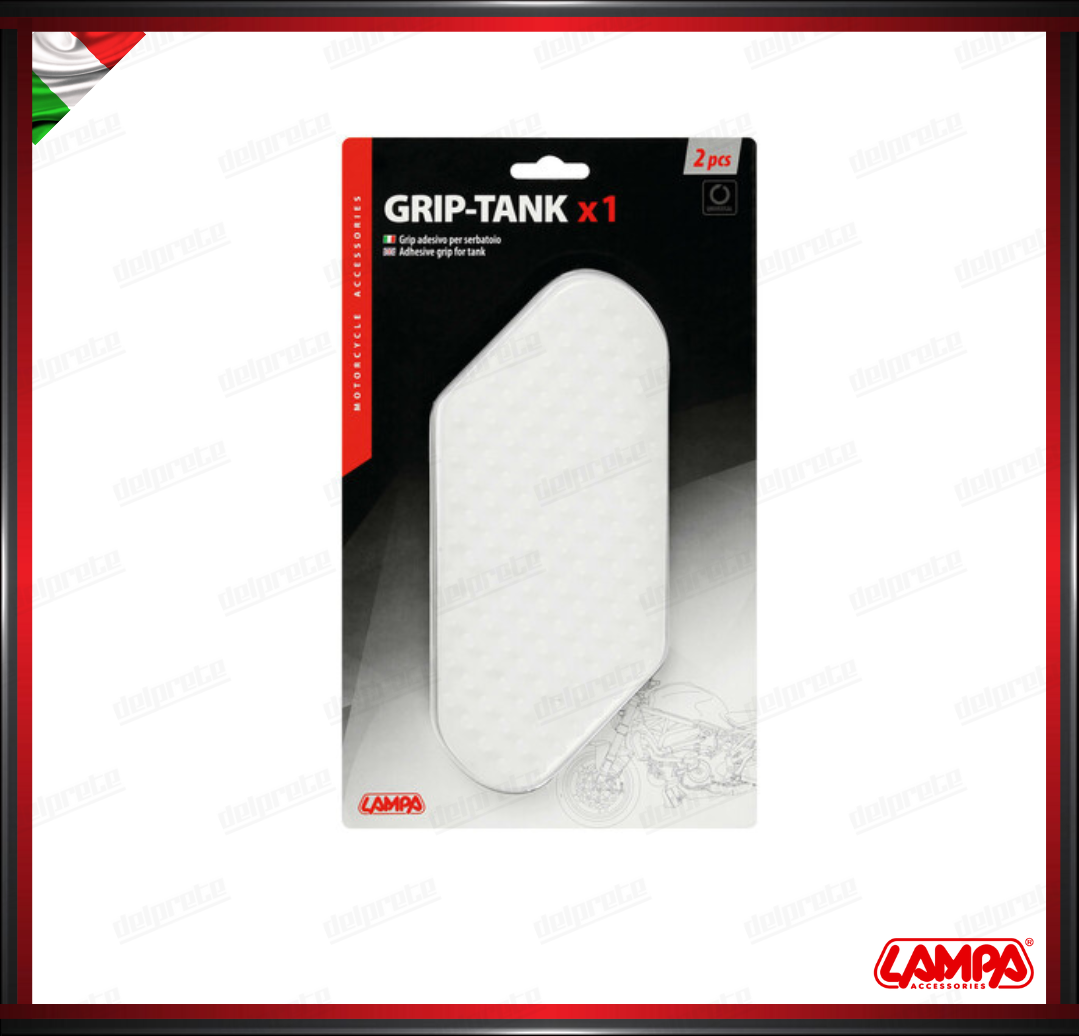 GRIP TANK 1 COPPIA PROTEZIONI ADESIVE LATERALI PER SERBATORIO ANTISCIVOLO PER GAMBE LAMPA ANTIGRAFFIO