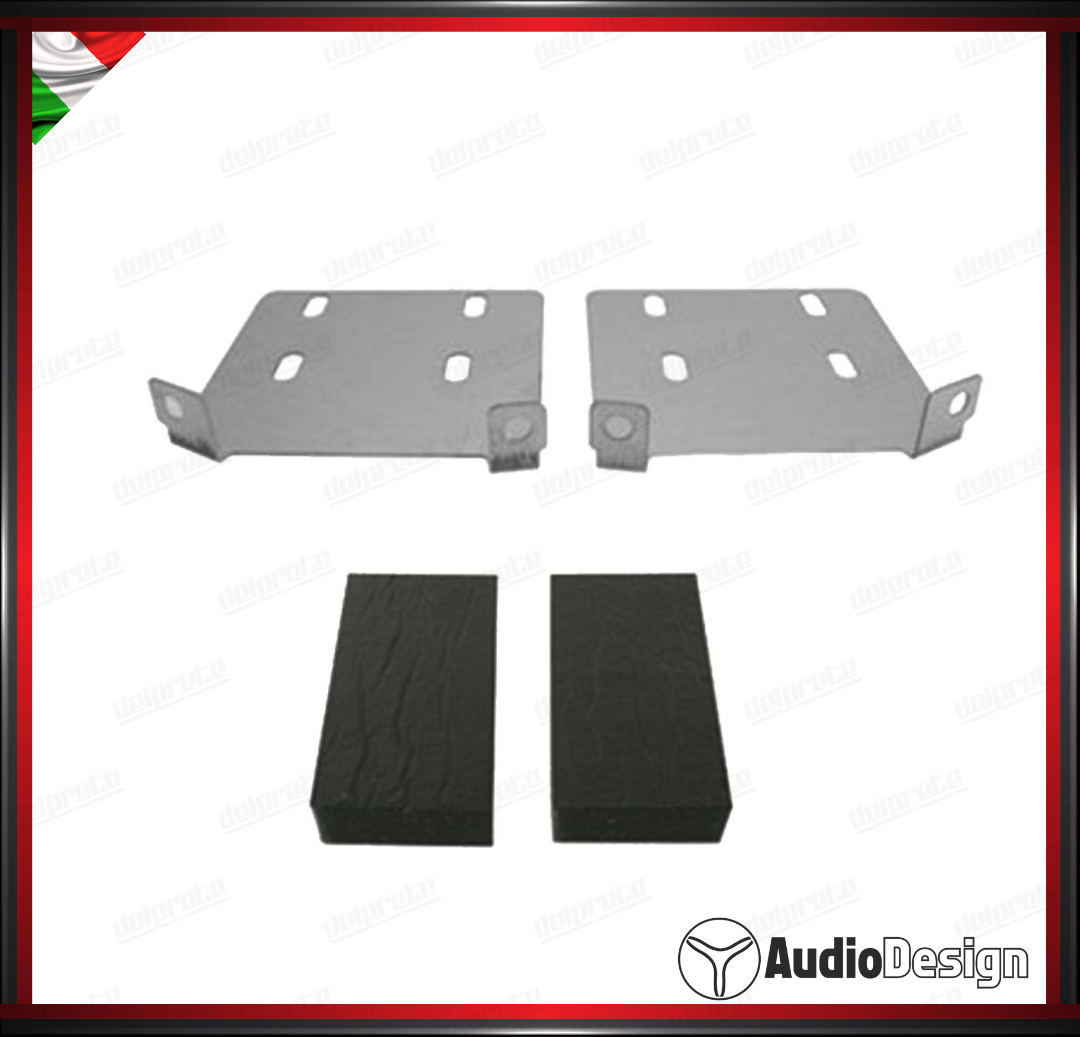 MASCHERINA 2DIN KIT MONTAGGIO AUTORADIO ALFA ROMEO GIULIETTA 2010>08/2013 NERO SOFT TOUCH - AUDIODESIGN