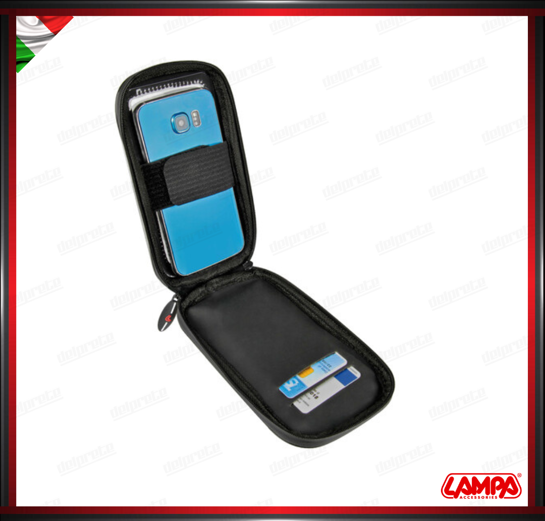 PORTA TELEFONO MAGNETICO UNIVERSALE SMARTPHONE CON SCOMPARTO A PORTAFOGLIO