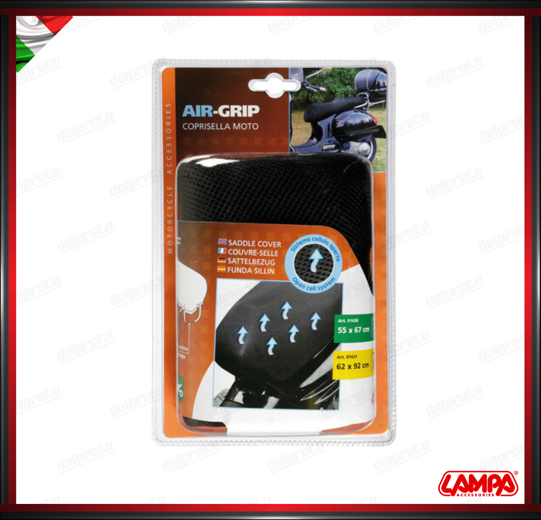 AIR- GRIP COPRISELLA A CELLULA APERTA COMFORT PER CIRCOLO ARIA SCOOTER - S - 55x67 CM