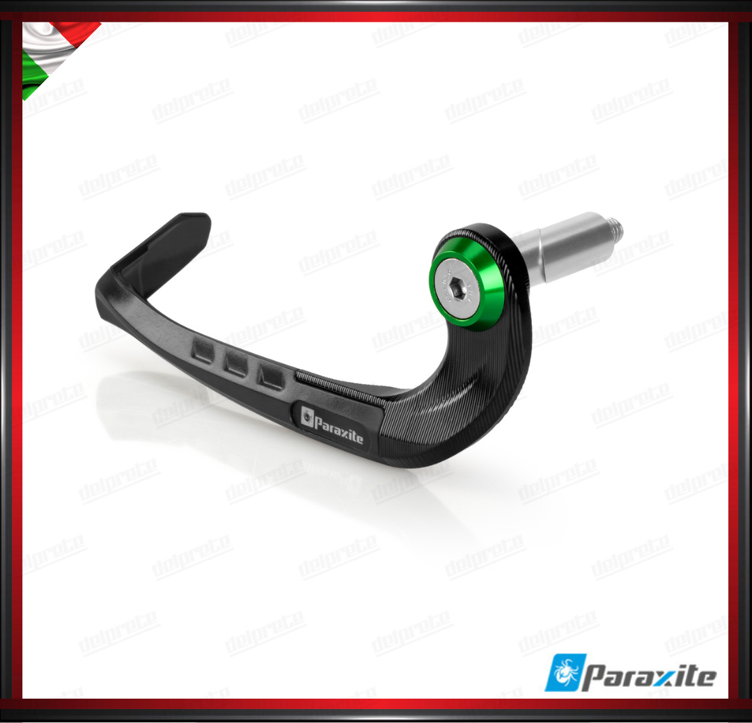 PROTEZIONE LEVA FRIZIONE Ø 14-19,5 mm ALLUMINIO ANODIZZATO VERDE - PARAXITE