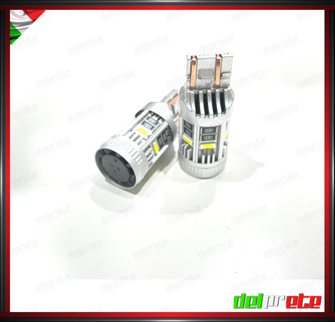 COPPIA T20 LED CANBUS DIURNE / POSIZIONI FIAT 500X DAL 2017 IN POI 100%NO ERRORE