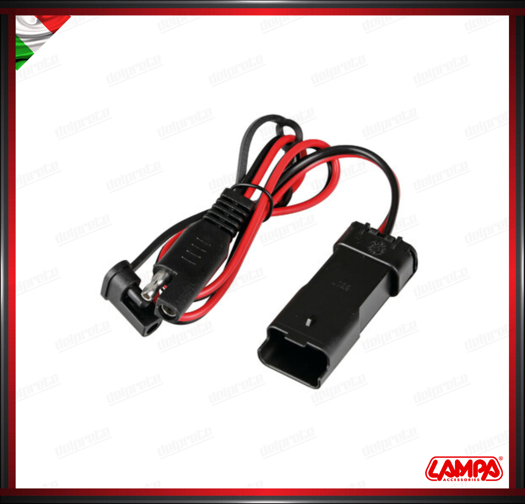 LAMPA CAVETTO DI CONNESSIONE PRESA DDA - SEA - 60CM DUCATICARICATORE E MANTENITORE DI CARICA