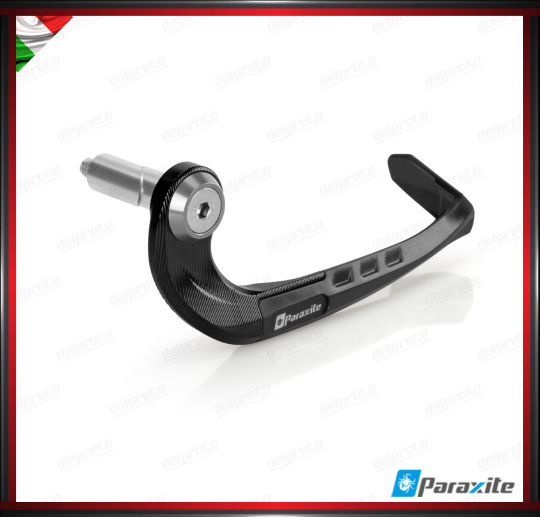 PROTEZIONE LEVA FRENO Ø 14-19,5 mm ALLUMINIO ANODIZZATO ARGENTO - PARAXITE