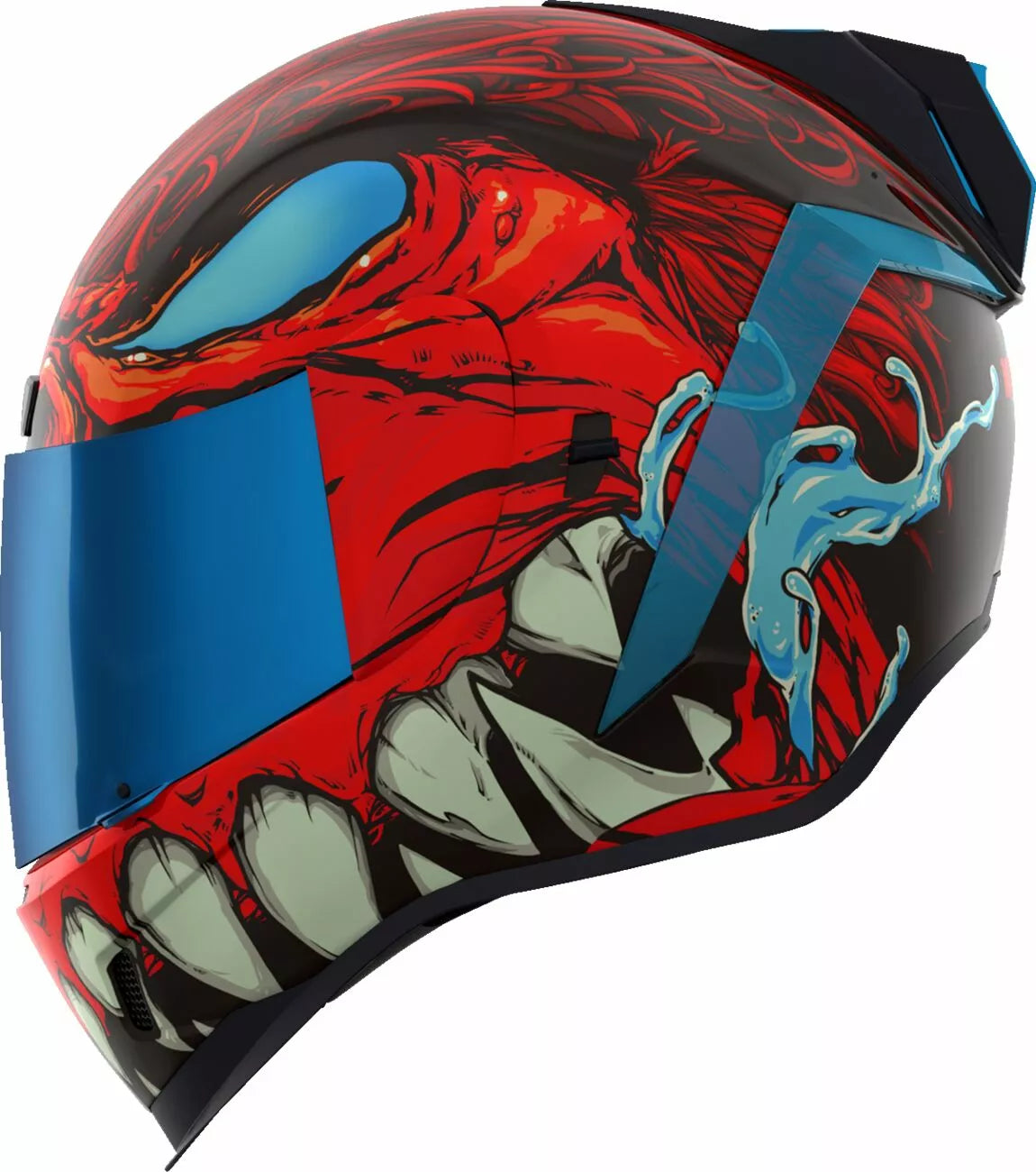 CASCO INTEGRALE - ICON AIRFORM MANIK'RR MIPS - OMOLOGATO ECE 2206 ROSSO AZZURRO