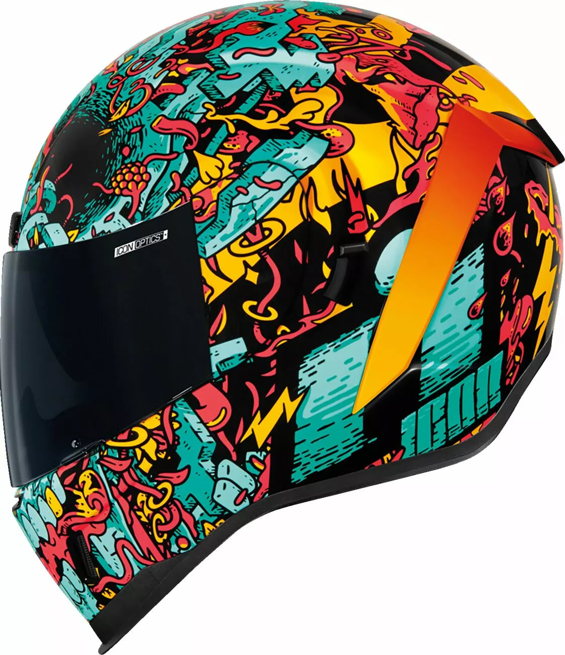 CASCO INTEGRALE - ICON AIRFORM MUNCHIES MIPS - OMOLOGATO ECE 2206 VERDE ACQUA