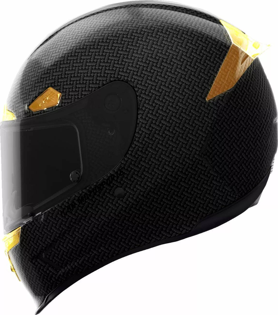 CASCO INTEGRALE - ICON AIRFRAME PRO CARBON 4 TRESS - OMOLOGATO ECE 2206 CARBONIO ORO