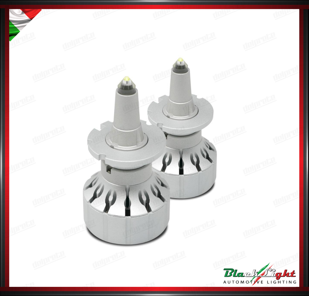 KIT LED D1R, D1S, D2R, D2S, D3R, D3S, D4R, D4S 12V 55W 19000 LUMEN 6500K FARO LENTICOLARE - BLACKLIGHT XL D LSR