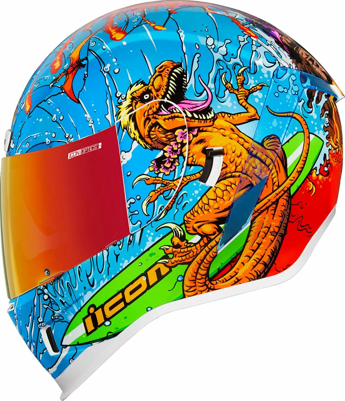 CASCO INTEGRALE - ICON AIRFORM DINO FURY - OMOLOGATO ECE 2206