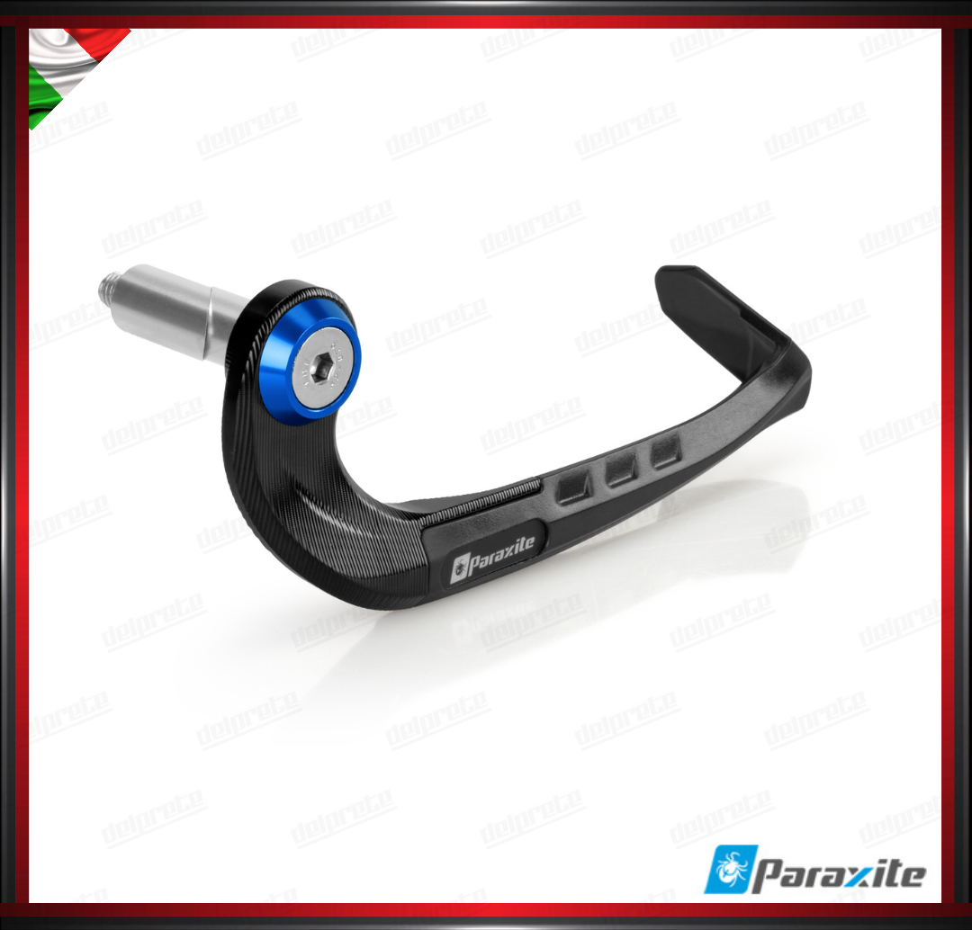 PROTEZIONE LEVA FRENO Ø 14-19,5 mm ALLUMINIO ANODIZZATO BLU - PARAXITE