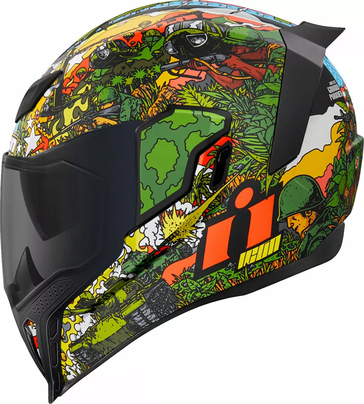 CASCO INTEGRALE - ICON AIRFLITE GP23 - OMOLOGATO ECE 2206 SOLDATO