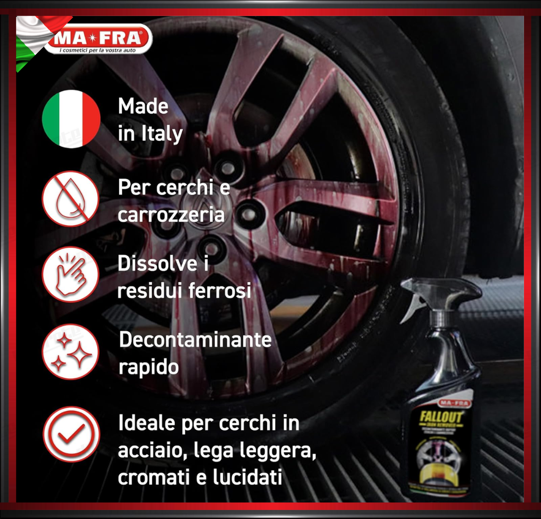MAFRA - FALLOUT IRON REMOVED DECONTAMINANTE PULITORE CERCHI 1LT