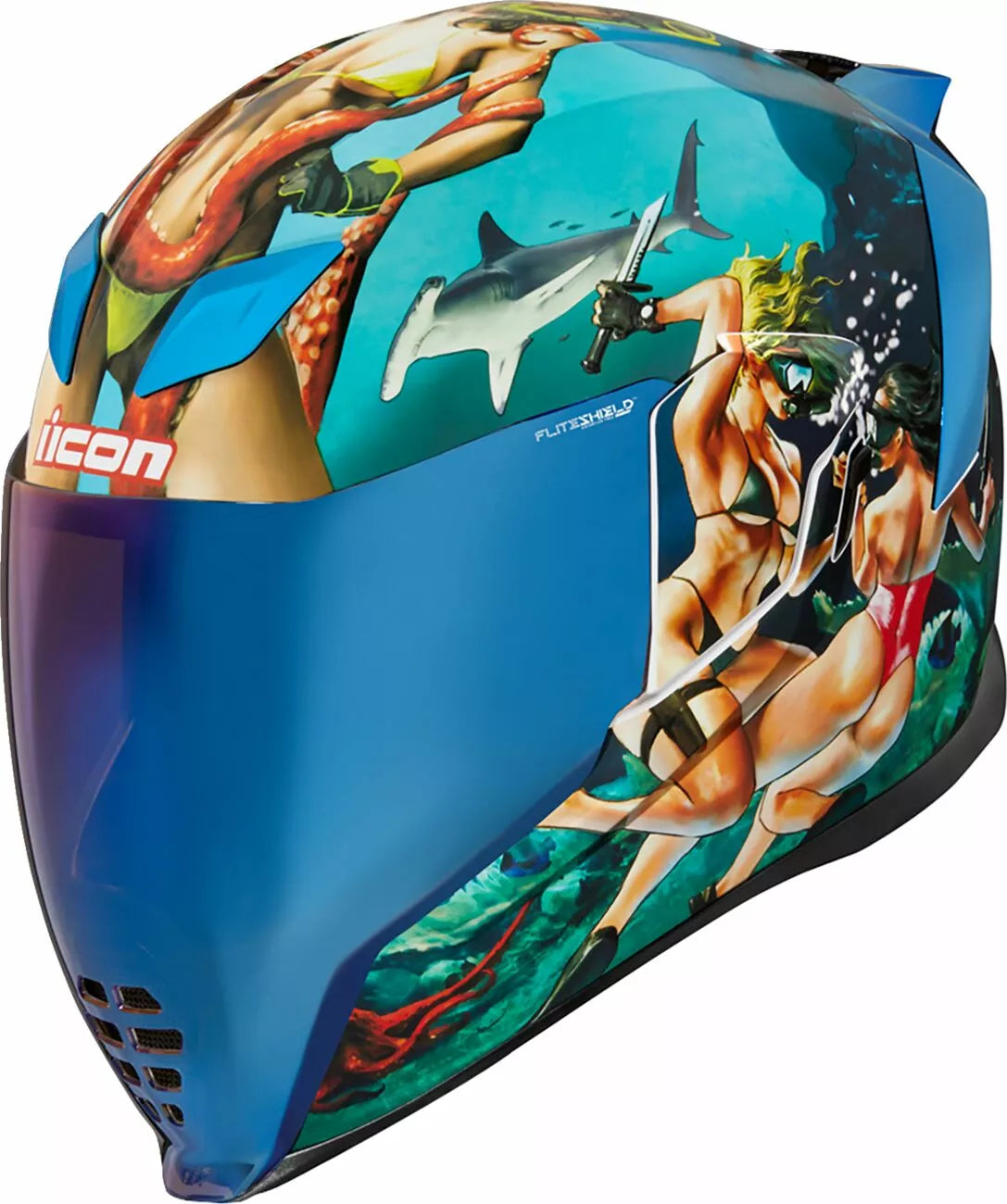 CASCO INTEGRALE - ICON AIRFLITE PLEASUREDOME4 - OMOLOGATO ECE 2206