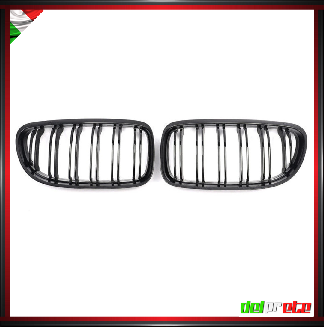 SET GRIGLIA RENI BMW SERIE 3 E90 E91 (09-12) LCI RESTYLING CALANDRA MASCHERINA