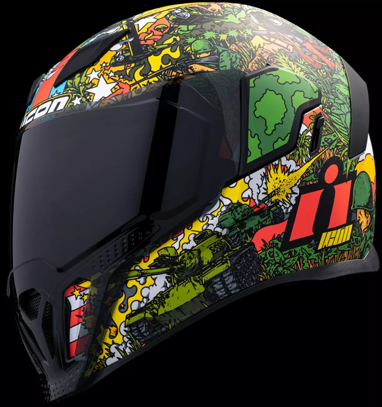 CASCO INTEGRALE - ICON AIRFLITE GP23 - OMOLOGATO ECE 2206 SOLDATO