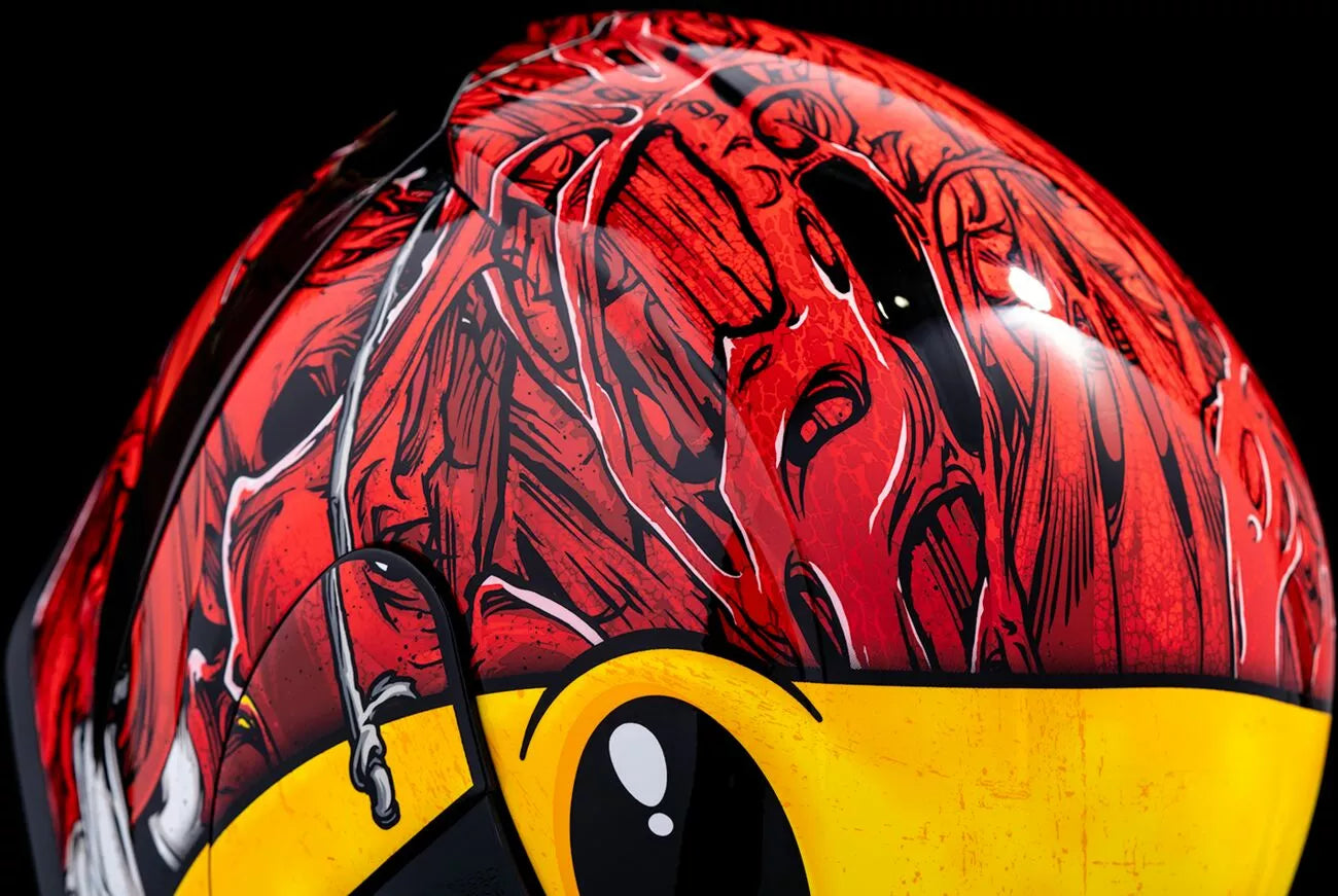 CASCO INTEGRALE - ICON AIRFORM BROZAK MIPS ROSSO - OMOLOGATO ECE 2206