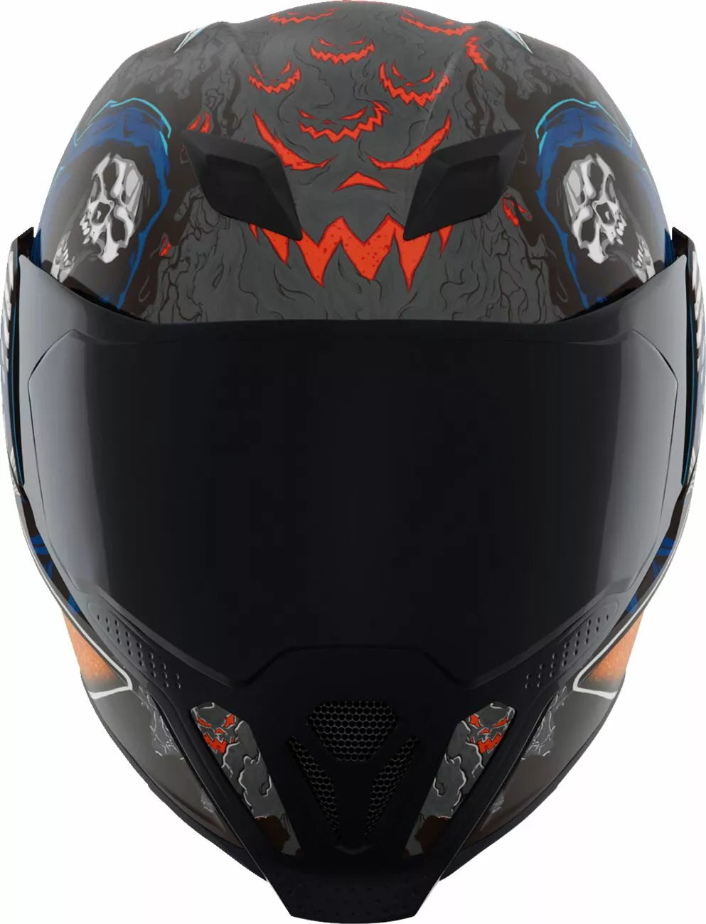 CASCO INTEGRALE - ICON AIRFORM TRICK OR STREET 4 - OMOLOGATO ECE 2206 TESCHIO