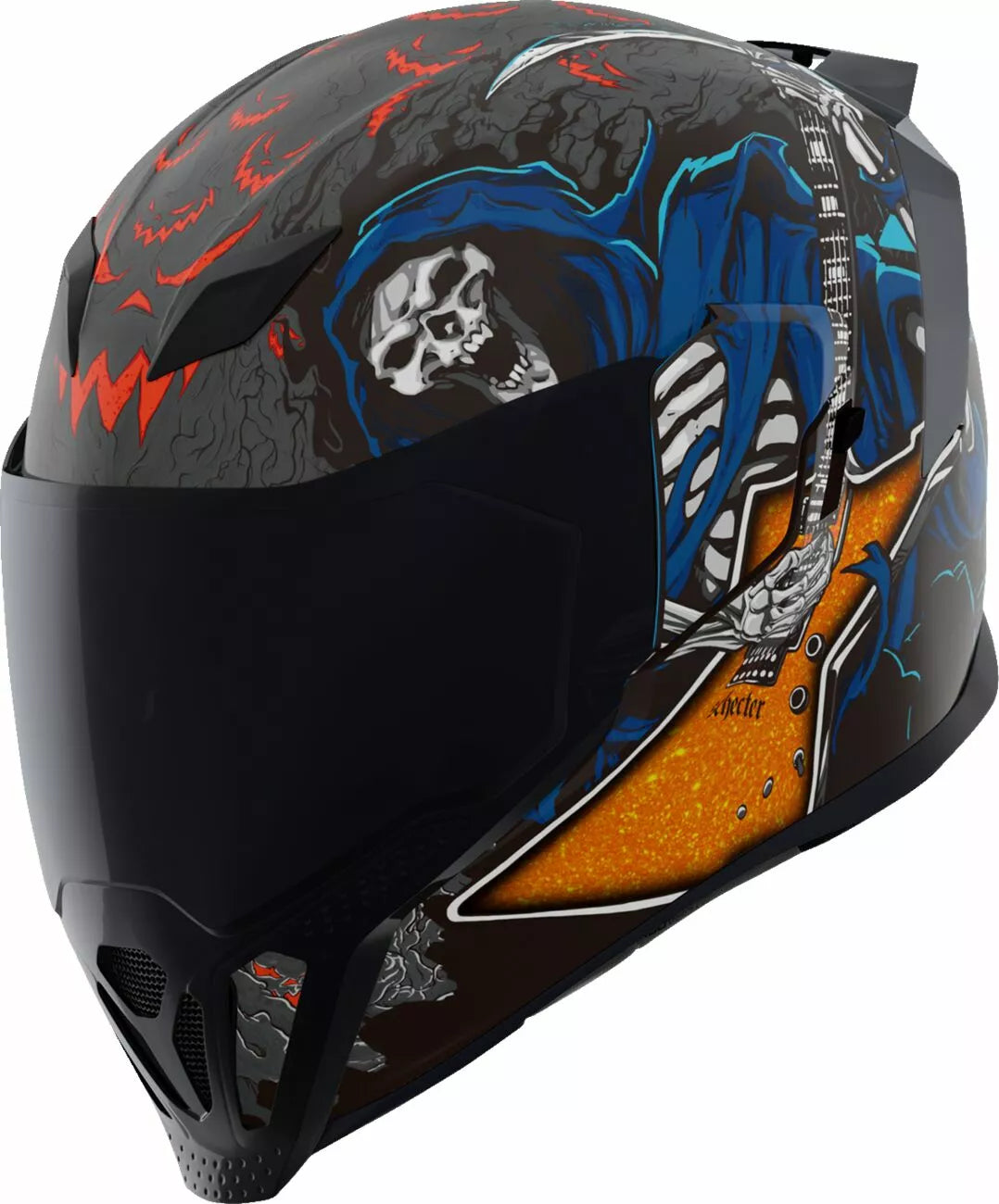 CASCO INTEGRALE - ICON AIRFORM TRICK OR STREET 4 - OMOLOGATO ECE 2206 TESCHIO