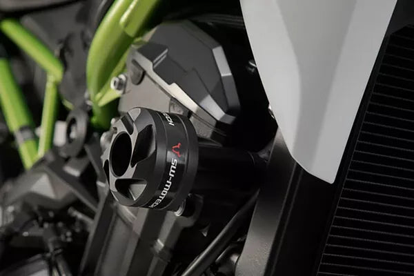 SW-MOTECH - KIT TAMPONI DI PROTEZIONE PER TELAIO NERO KAWASAKI Z900 DAL (16-)