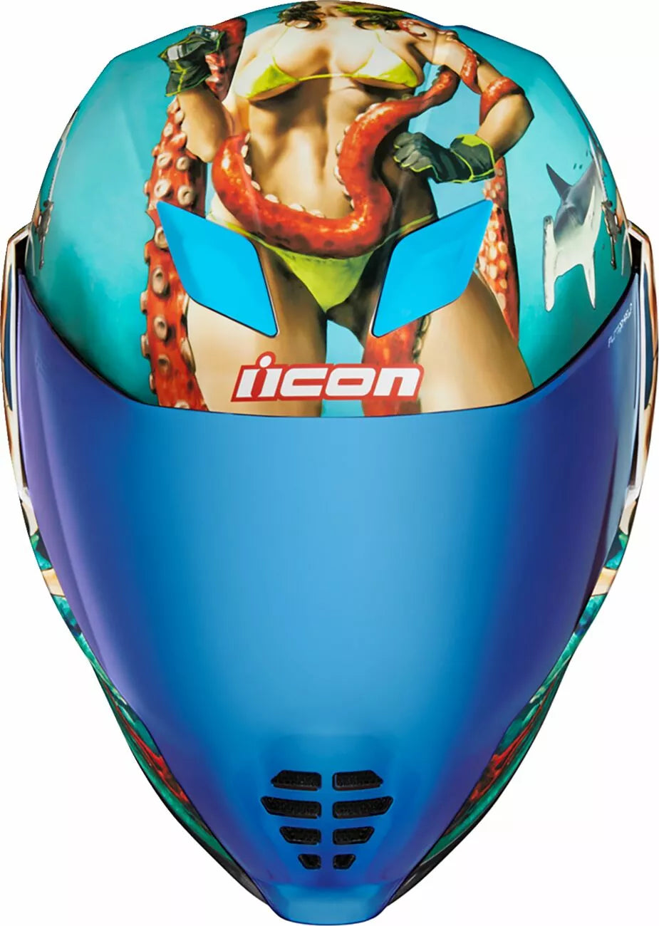 CASCO INTEGRALE - ICON AIRFLITE PLEASUREDOME4 - OMOLOGATO ECE 2206