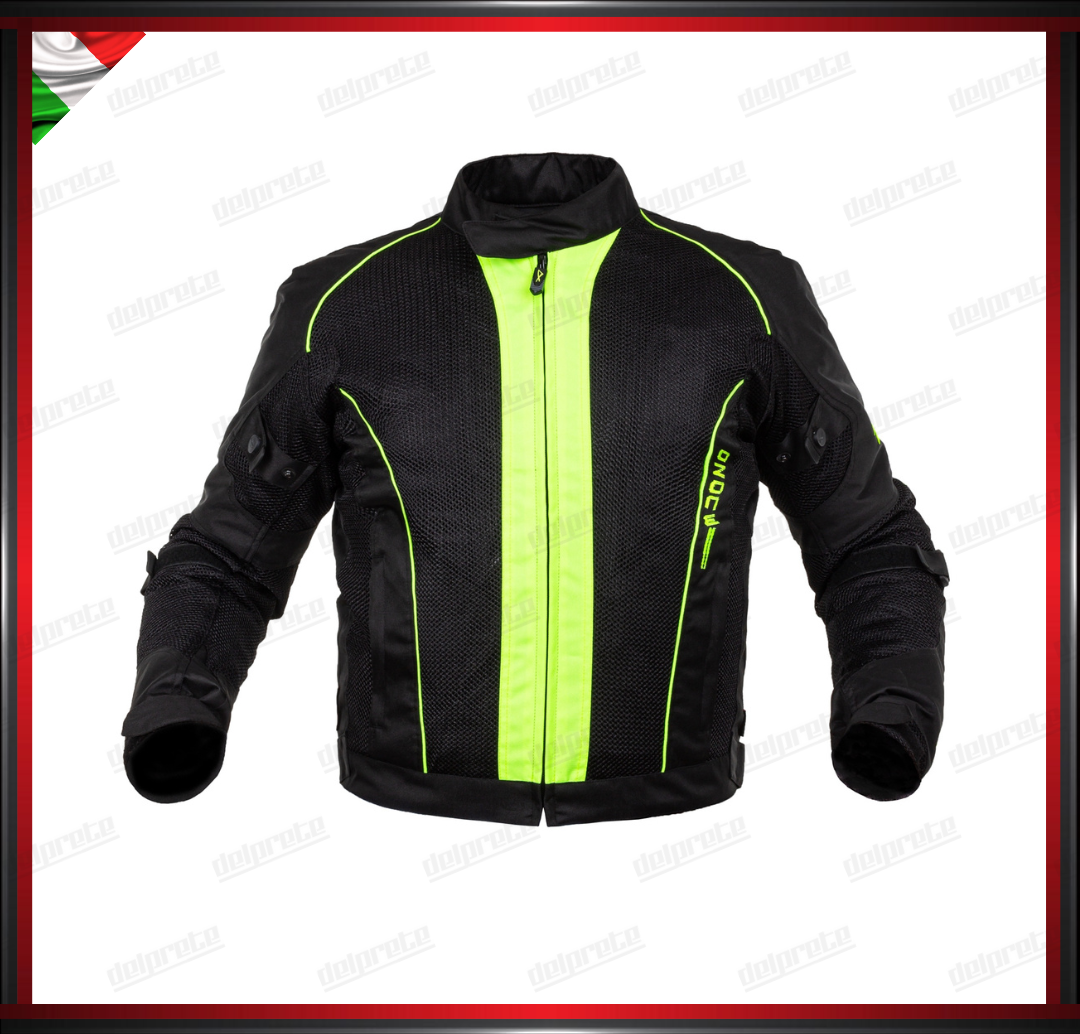 GIACCA IN TESSUTO FLUO MESH TENICO TRASPIRANTE TRAFORATO PROTEZIONI OMOLOGATE CE