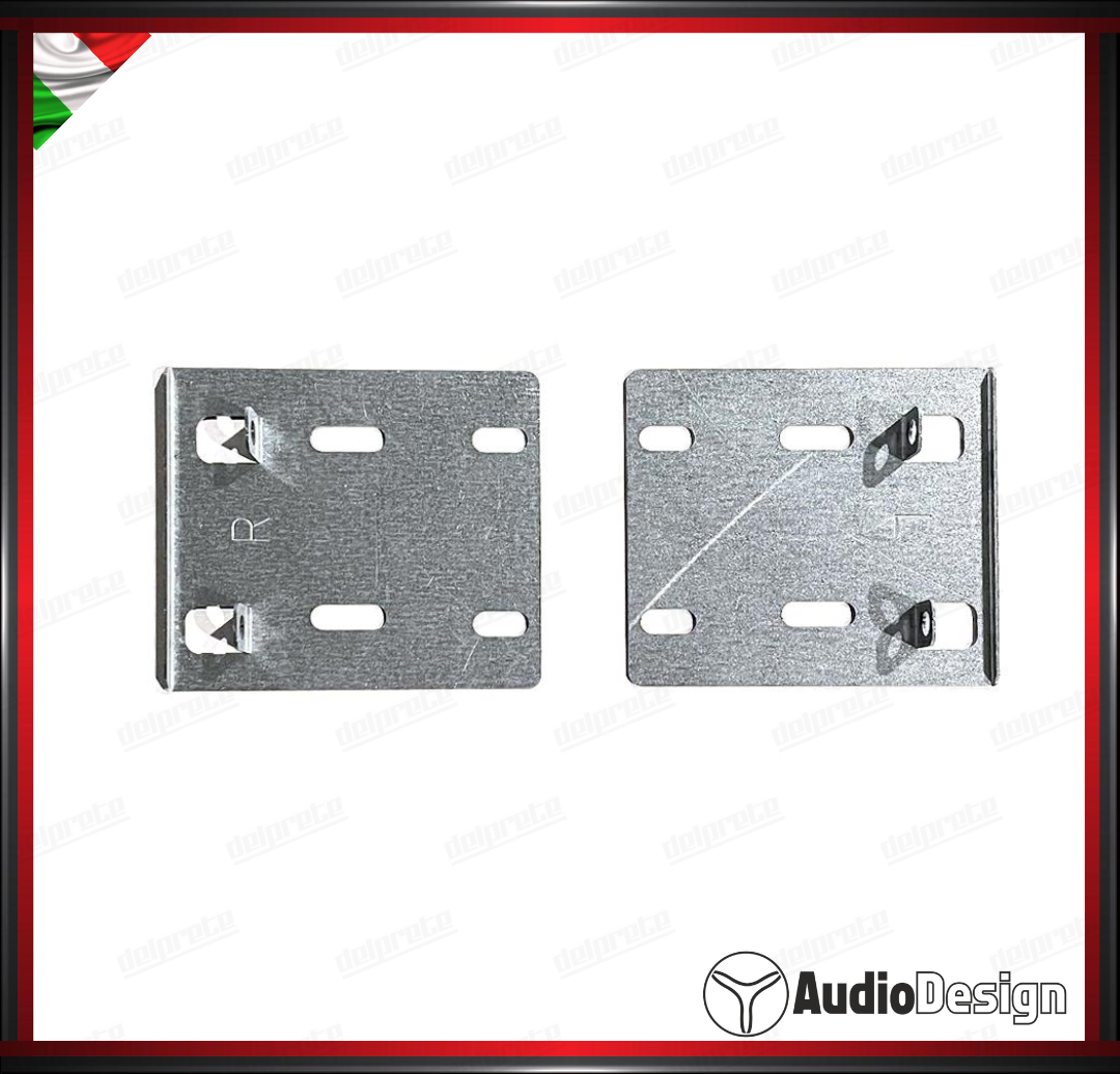 MASCHERINA 2DIN KIT MONTAGGIO AUTORADIO LANCIA YPSILON 2003/2011 GRIGIO SCURO - AUDIODESIGN