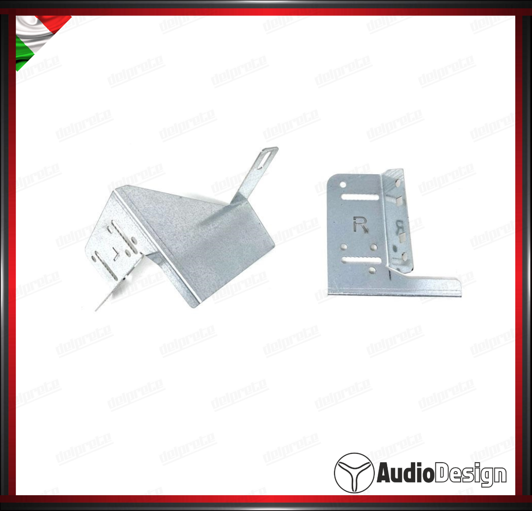 MASCHERINA 2DIN KIT MONTAGGIO AUTORADIO KIA SPORTAGE 16> NERO LUCIDO - AUDIODESIGN