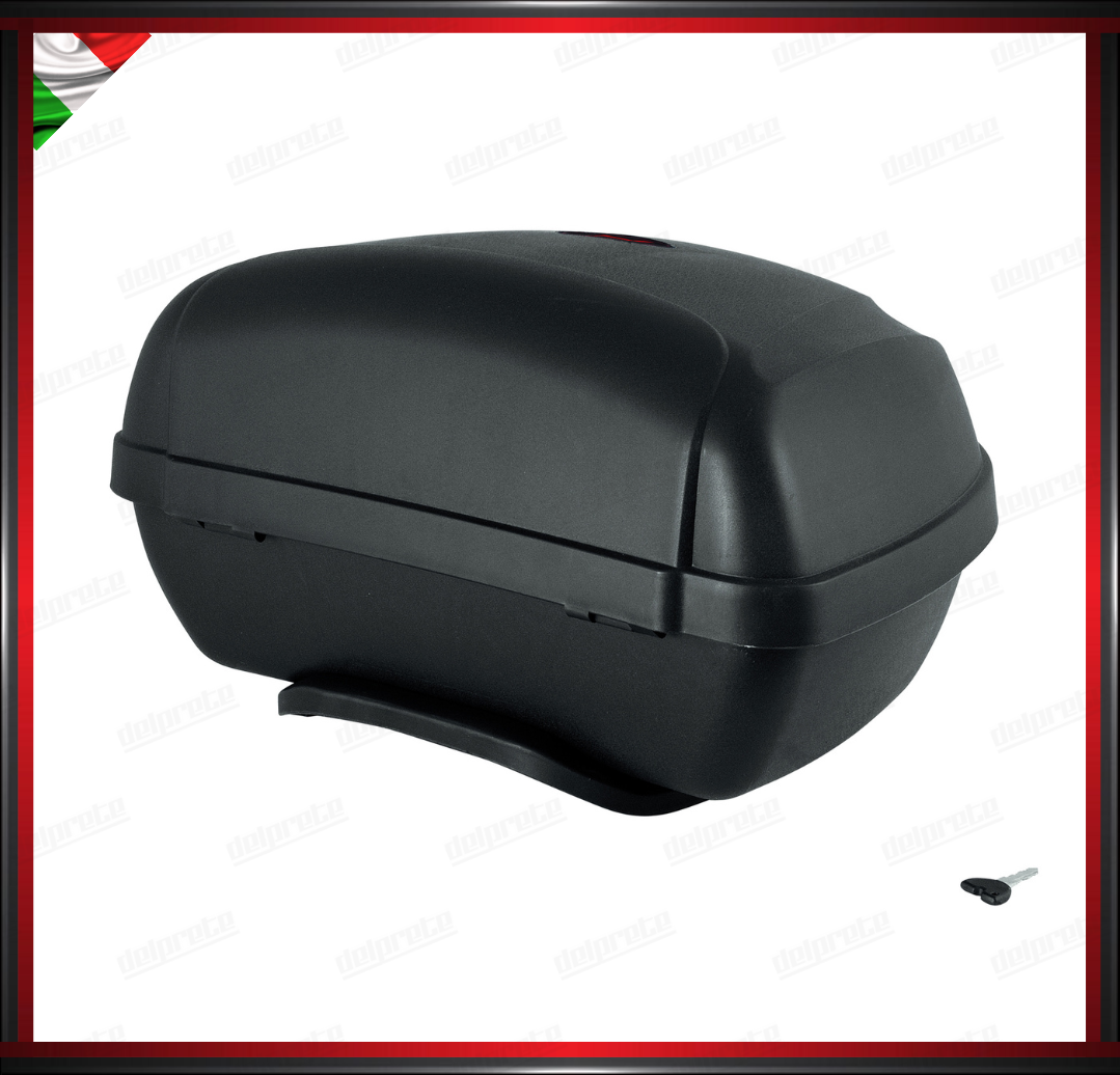 BAULETTO RIGIDO 48 LITRI SCOOTER MOTO TOP CASE UNIVERSALE BAULE VALIGIA IN PLASTICA