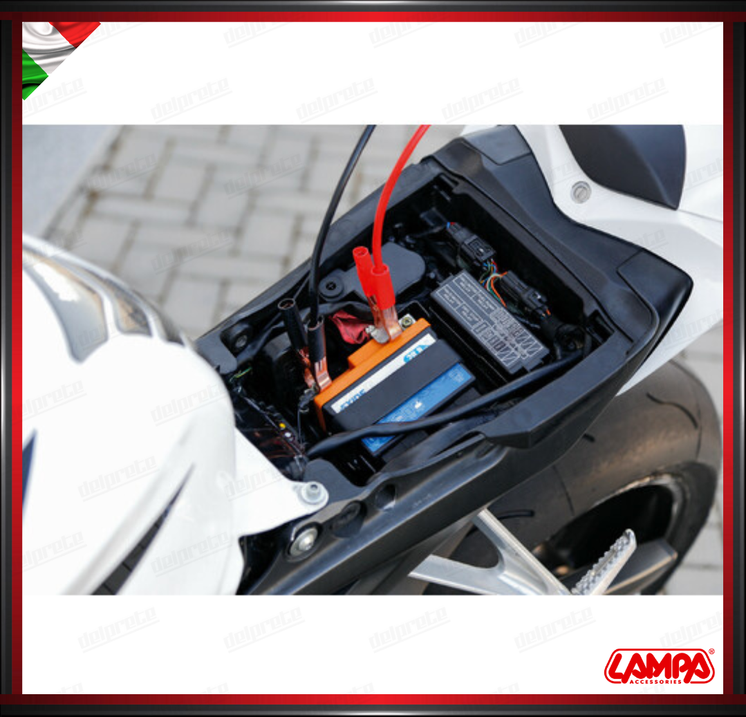 CAVI AVVIAMENTO DI EMERGENZA MOTO CON PINZE LUNGHEZZA 150MM