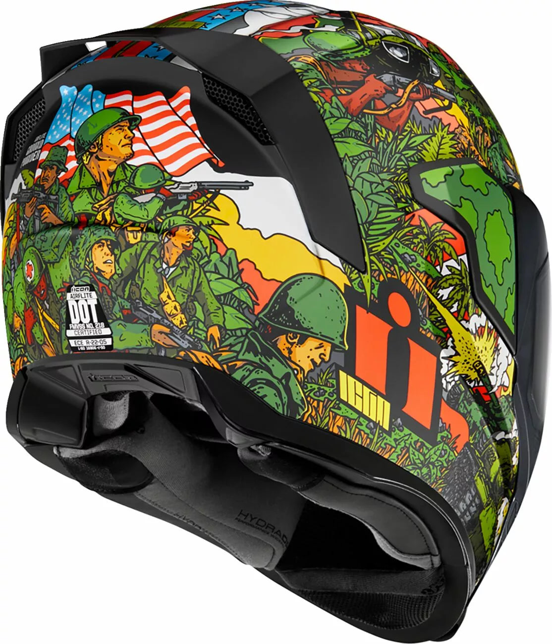 CASCO INTEGRALE - ICON AIRFLITE GP23 - OMOLOGATO ECE 2206 SOLDATO