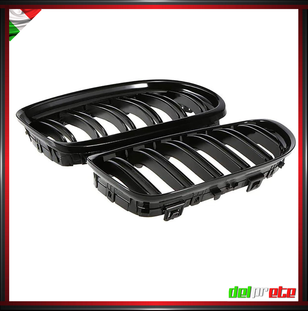 SET GRIGLIA RENI BMW SERIE 3 E90 E91 (09-12) LCI RESTYLING CALANDRA MASCHERINA