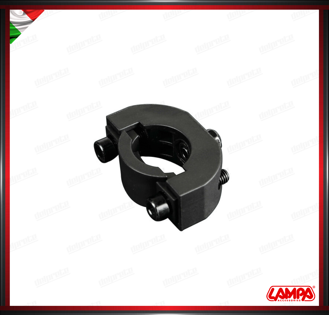 FIXER LAMPA COPPIA STAFFE SOSTEGNO FARETTI FARI AUSILIARI ATTACCO DA 22 A 30 MM