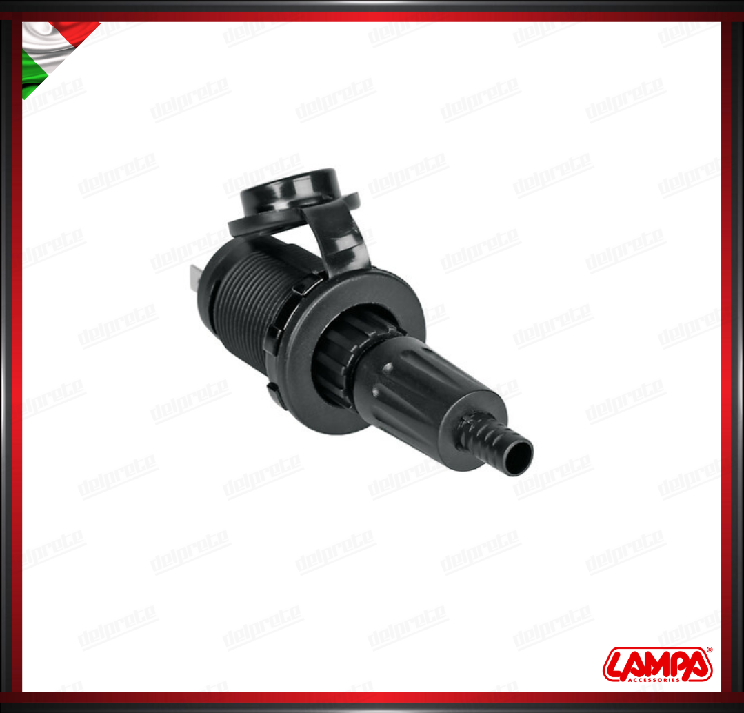 EXT-10 LAMPA DOPPIA PRESA DI CORRENTE SAFE LOCK MONTAGGIO AD INCASSO - 12/24V IMPERMEABILE