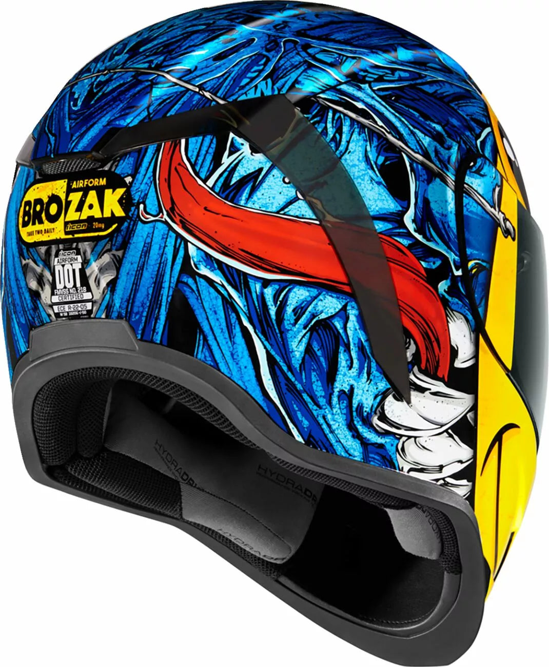 CASCO INTEGRALE - ICON AIRFORM BROZAK MIPS BLU - OMOLOGATO ECE 2206