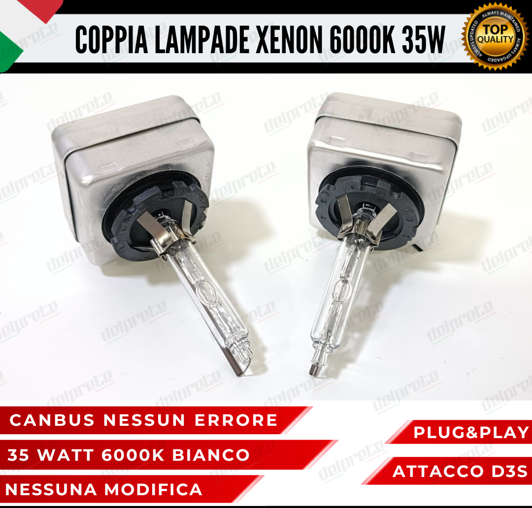 2 COPPIA LAMPADE XENON D3S 35W LUCE 6000K BIANCO JEEP GRAND CHEROKEE IV DAL 2014