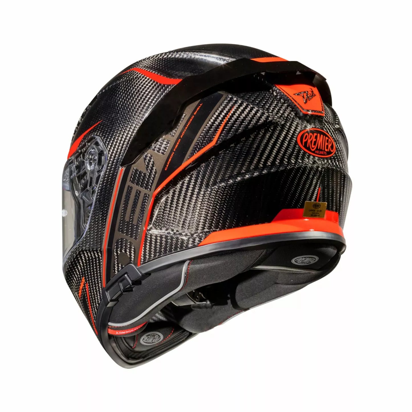 CASCO INTEGRALE - PREMIER DEVIL CARBON ST2 - OMOLOGATO ECE 2206 ROSSO