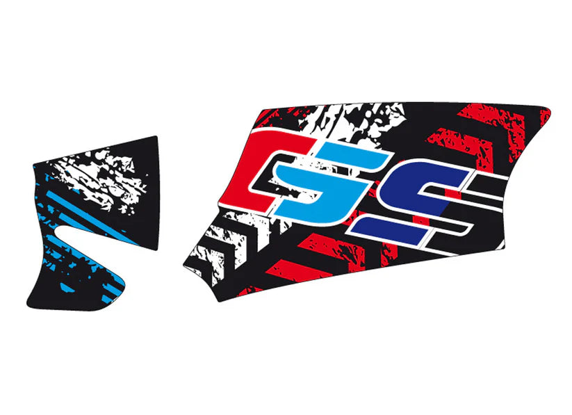 SET ADESIVI GRAFICHE BMW R1200 GS GSA R1250 CARDANO FORCELLONE - GRAFICA LOGO GS