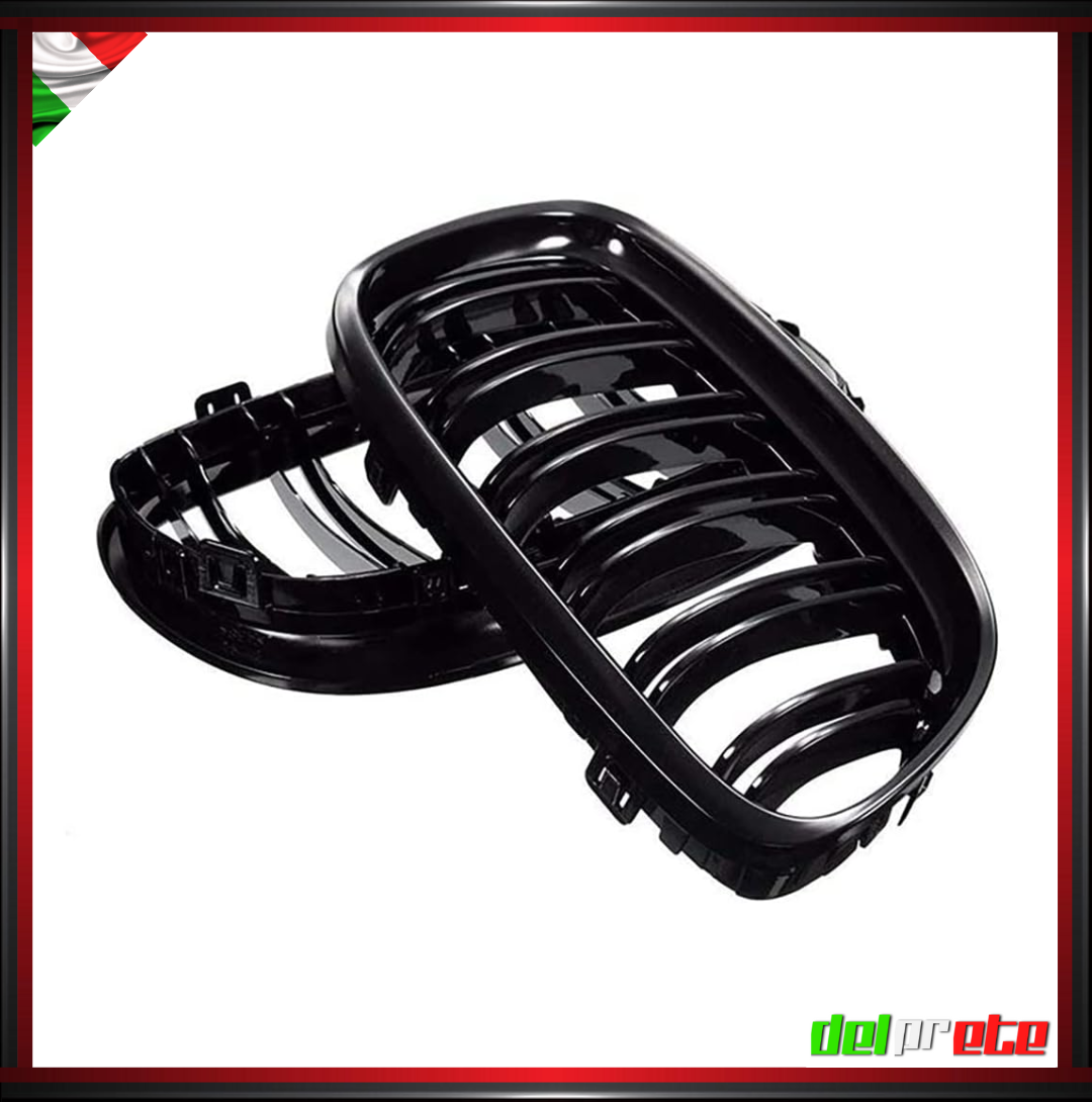 SET GRIGLIA RENI BMW SERIE 3 E90 E91 (09-12) LCI RESTYLING CALANDRA MASCHERINA