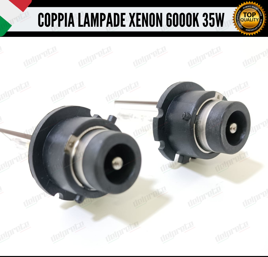 COPPIA LAMPADE FARI D2S XENON LUCE 6000K BIANCO GHIACCIO FORD MONDEO 2000/2007