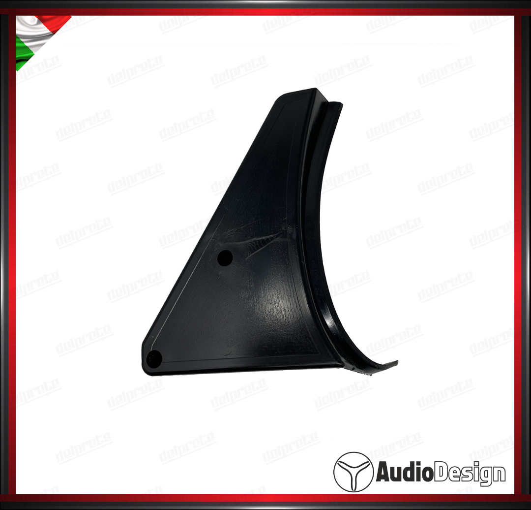MASCHERINA 2DIN KIT MONTAGGIO AUTORADIO FIAT PUNTO EVO / PUNTO ABARTH DAL 2009 NERO LUCIDO - AUDIODESIGN