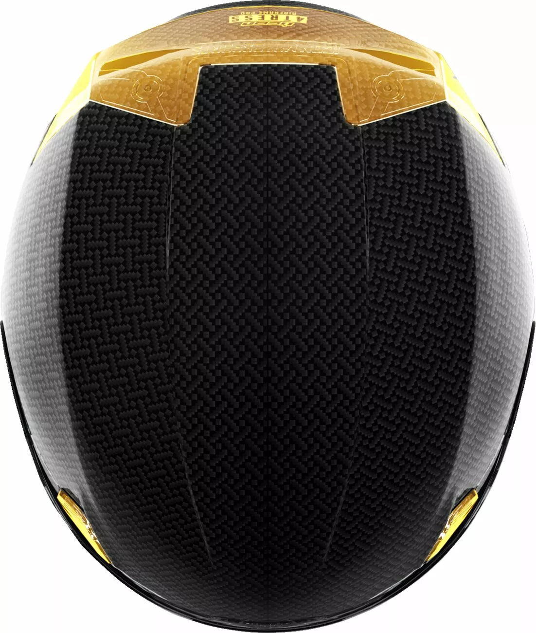 CASCO INTEGRALE - ICON AIRFRAME PRO CARBON 4 TRESS - OMOLOGATO ECE 2206 CARBONIO ORO