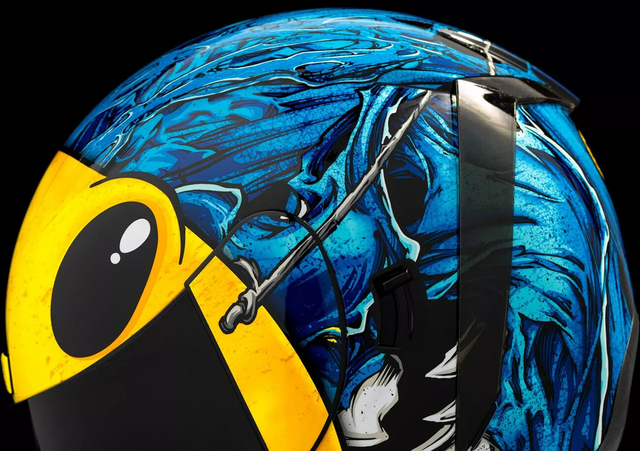 CASCO INTEGRALE - ICON AIRFORM BROZAK MIPS BLU - OMOLOGATO ECE 2206