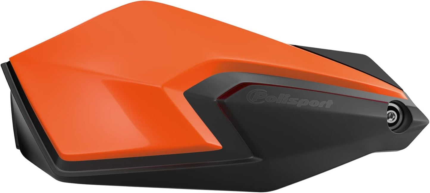 POLISPORT - SET PARAMANI S-DUAL CON SET DI FISSAGGIO E BARRA MX-STYLE ARANCIONE