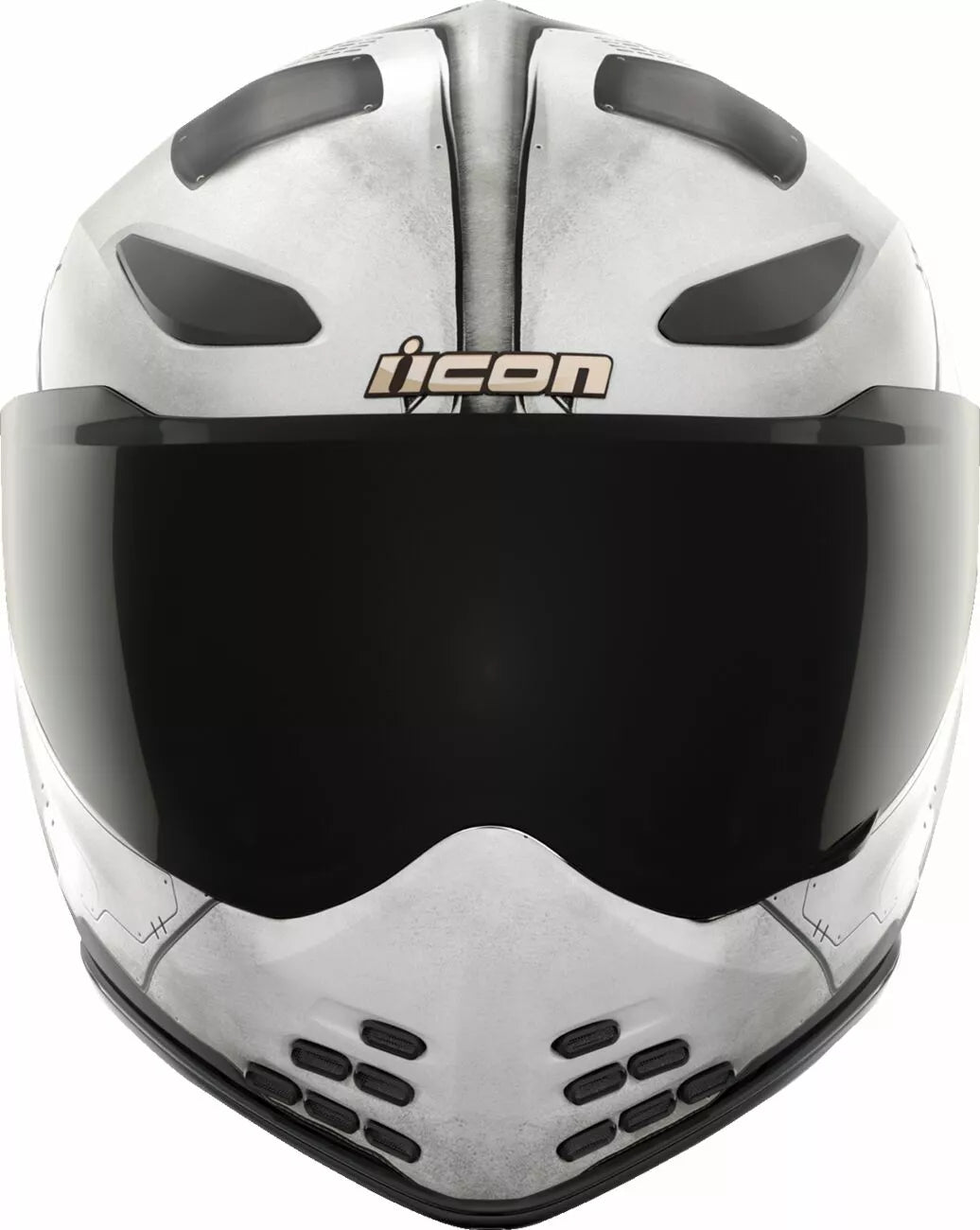 CASCO INTEGRALE - ICON DOMAIN FUTURE PROOF - OMOLOGATO ECE 2206 GRIGIO MET